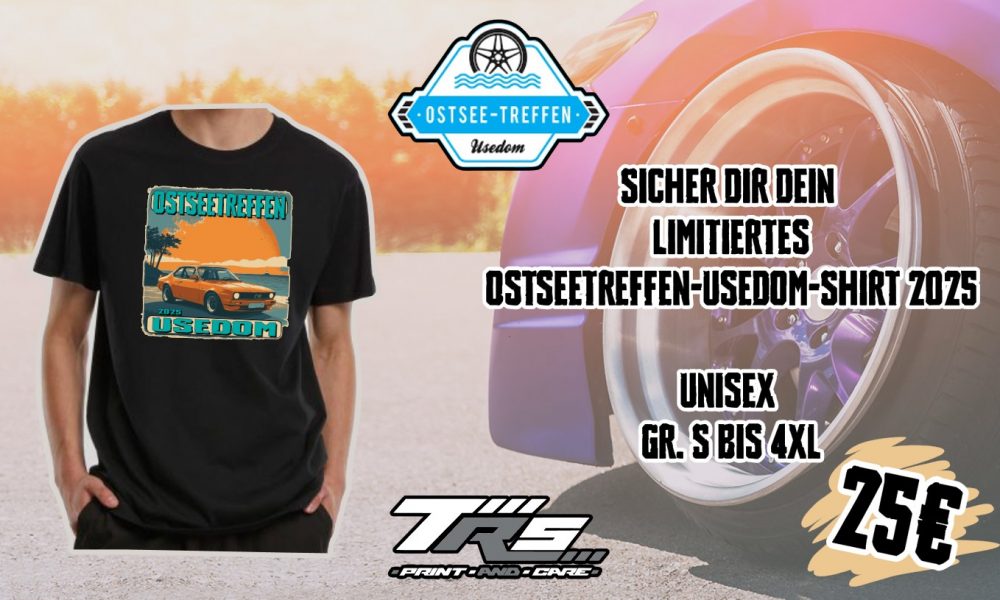 Ostseetreffen Usedom 2025 T-Shirt AKTION
